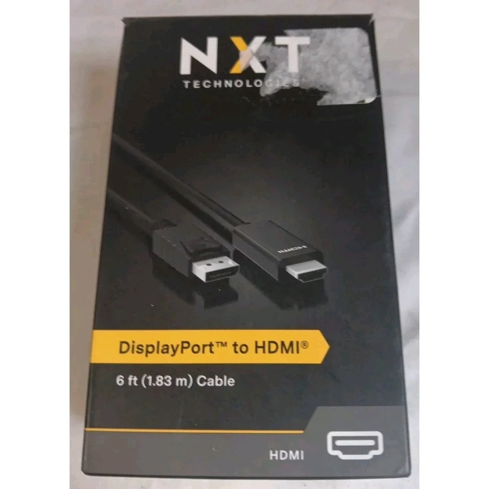 NXT‎ Technologies NX51760 6ft DisplayPort to HDMI Audio Video Cable
